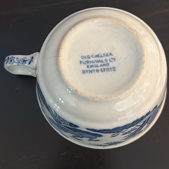 Old Chelsea, Furnivals Ltd. Tea cup- set a four perfect condition. - Picture 5 of 6